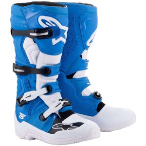 Stivali Moto Cross Enduro Alpinestars TECH 5 Blu Bianco taglia 10