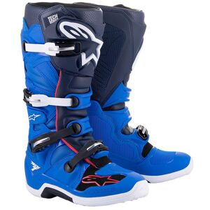 Stivali Moto Cross Enduro Alpinestars TECH 7 Alpine Blu Nott taglia 12