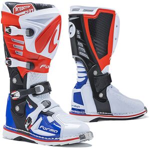 Stivali Moto Cross Enduro Forma Predator 2.0 Bianco Rosso Bl taglia 49