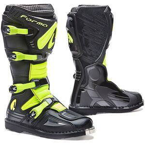 Stivali Moto Cross Enduro Forma TERRAIN EVO Nero Giallo Fluo taglia 43