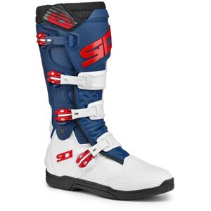 Stivali Moto Off-Road Sidi X POWER SC Bianco Navy Rosso taglia 46