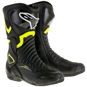 Stivali Moto Racing Alpinestars SMX-6 v2 Nero Giallo taglia 41