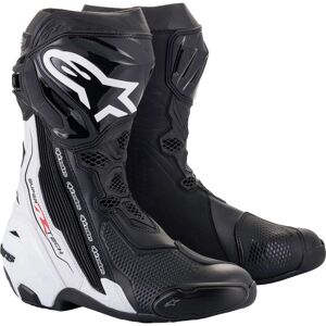 Stivali Moto Racing Alpinestars SUPERTECH R Nero Bianco taglia 46