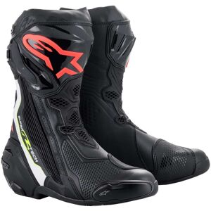 Stivali Moto Racing Alpinestars SUPERTECH R Nero Rosso Giall taglia 44