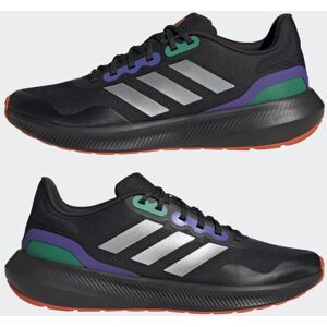 adidas Scarpe Sneakers UOMO RUNFALCON 3.0 Trail Nero Grigio Viola