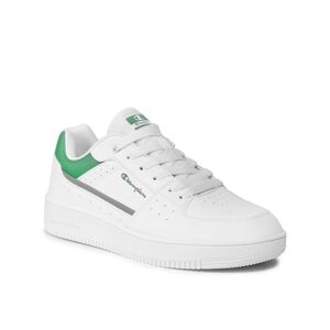 Champion Scarpe Sneakers UOMO REBOUND EVOLVE II LOW ELEMENT Bianco Verde