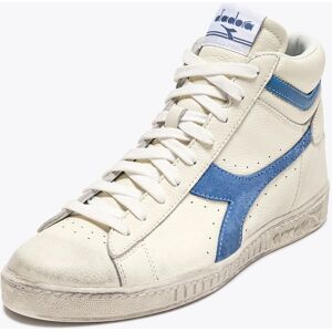 Diadora Scarpe Sneakers UOMO GAME L HIGH WAXED Bianco Blue T2