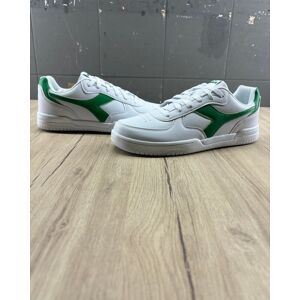 Diadora Scarpe Sneakers UOMO RAPTOR LOW Bianco Crema Pisello Skate Court