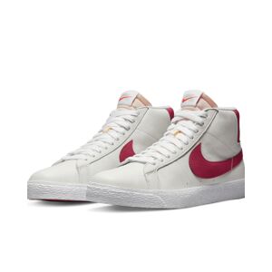 Nike Scarpe Sneakers Unisex Bianco Rosso SB Zoom Blazer Mid Lifestyle