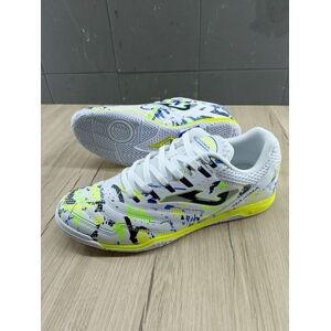 Joma Scarpe Calcio Calcetto Maxima Print 2432 Indoor Futsal Bianco