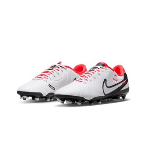 Nike Scarpe Calcio Tiempo UOMO Bianco Pelle Legend 10 academy fg/mg