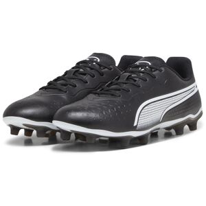 Puma King Match FG/AG - scarpe da calcio per terreni compatti/duri - uomo Black/White 6 UK