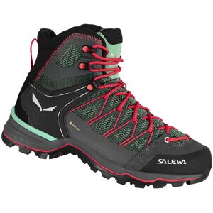 Salewa Mtn Trainer Lite Mid GTX - scarpre trekking - donna Green/Red/Black 3,5 UK