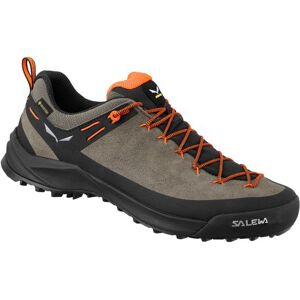 Salewa Wildfire Leather GTX M - scarpe da avvicinamento - uomo Brown/Black/Orange 7 UK