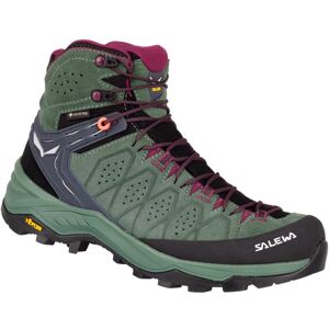 Salewa Ws Alp Trainer 2 Mid GTX - scarponi trekking - donna Green/Black 5,5 UK