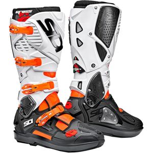 SIDI - Stivali Crossfire 3 SRS Fluo Orange / Nero / Bianco Nero,Arancione,Bianco 42