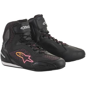 ALPINESTARS - Stivali Stella Faster-3 Rideknit Lady Nero / Giallo / Rosa Nero,Rosso 8 (EU 40)