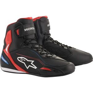 ALPINESTARS - Stivali Faster-3 Honda Nero / Rosso / Blue Nero,Rosso,Blu,Honda 10 (EU 43)