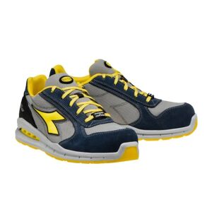 Diadora RUN NET AIRBOX - SCARPE ANTINFORTUNISTICA TRASPIRANTI AI CARBONI ATTIVI LOW S1P SRC BLU/GRIGIO -  UTILITY - Misura 45