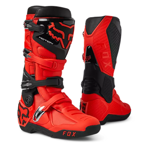 FOX Stivali Cross  Racing Motion Rosso Fluo