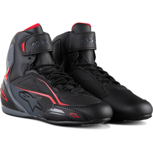 Alpinestars Scarpe Moto  Faster-3 Nero-Grigio-Rosso