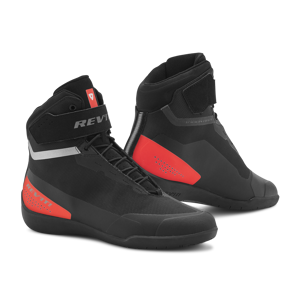 REV'IT! Scarpe Moto  Mission Nero-Rosso Fluo