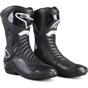 Alpinestars Stivali Moto Donna  Stella SMX-6 V2 Drystar Neri-Bianchi-Fucsia