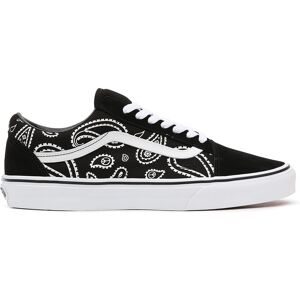 Vans Old Skool Paisley Nero Bianco Sneakers Uomo EUR 37 / US 5.5