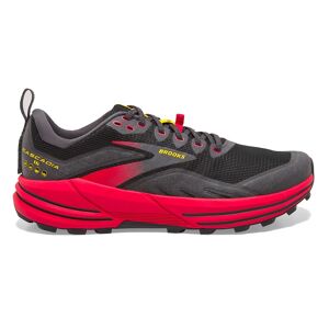 Brooks Cascadia 16 Nero Rosso Giallo Scarpe Trail Running Uomo EUR 41 / US 8