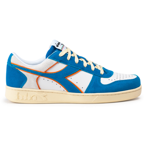 Diadora Magic Basket Low Bianco Blu Sneakers Uomo EUR 45 / UK 10.5