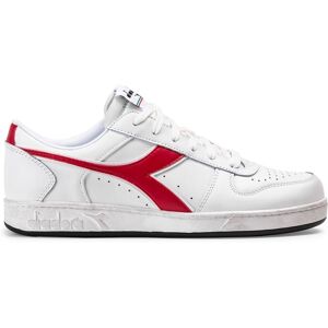 Diadora Magic Basket Low Icona Bianco Rosso Sneakers Uomo EUR 41 / UK 7.5