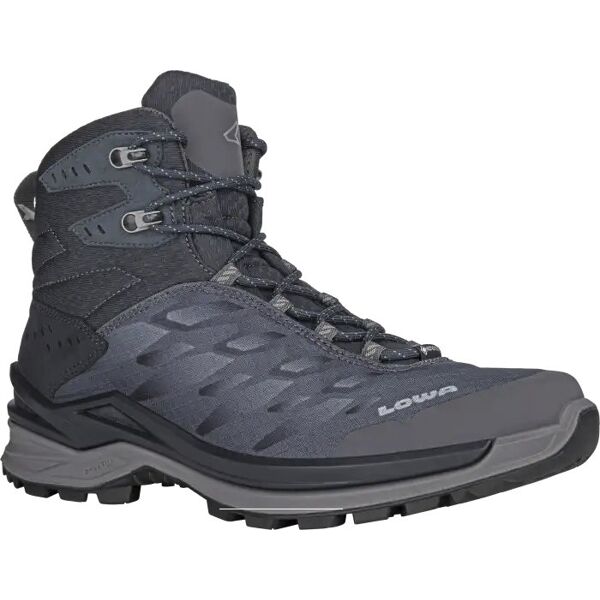 lowa ferrox gtx mid m - scarpe da trekking - uomo grey/blue 11,5 uk