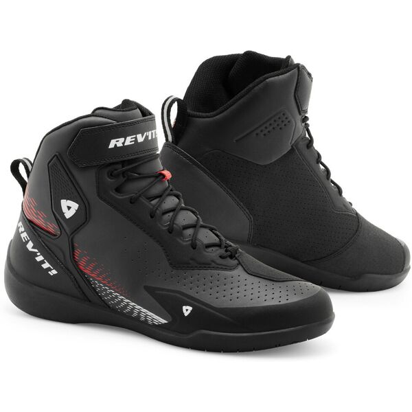 revit g-force 2 neon scarpe da moto nero rosso 46