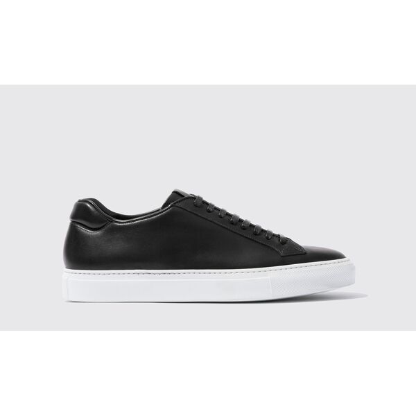 scarosso ugo nero - uomo sneaker nero - vitello 40,5