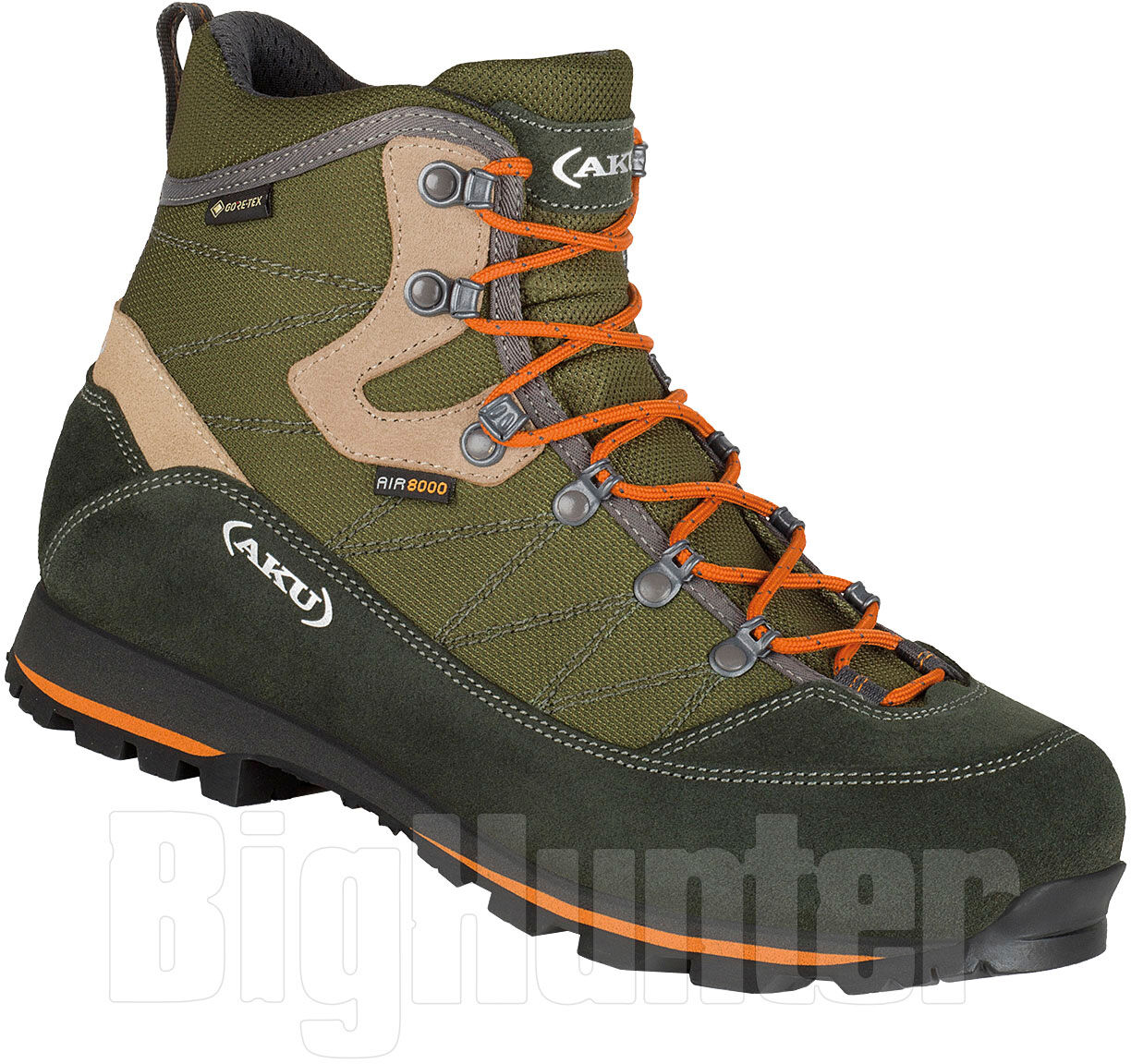 AKU Scarponi  Trekker Lite III WIDE GTX Verde-Arancio