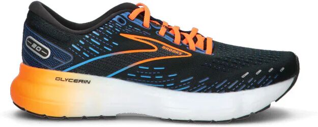 BROOKS Sneaker uomo nera/arancio/azzurra NERO 42