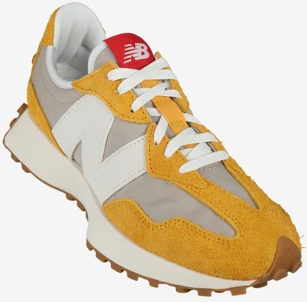 New Balance 327 Sneakers uomo in pelle e tessuto Scarpe sportive uomo Giallo taglia 45