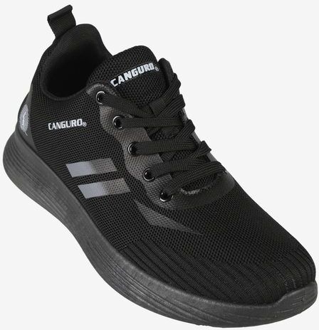 Canguro Sneakers da uomo stringate Scarpe sportive uomo Nero taglia 44