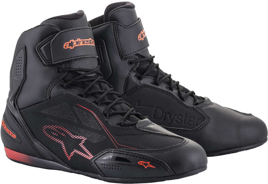 Scarpa Moto Sportiva Alpinestars FASTER 3 Drystar Nero Rosso taglia 11