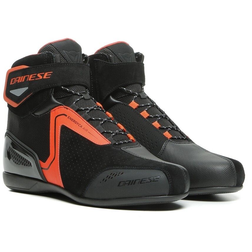 Scarpa Moto Sportiva Dainese ENERGICA AIR Nero Rosso Fluo taglia 40