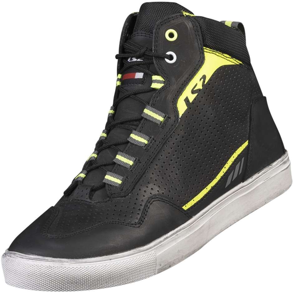 Scarpe Moto Casual Ls2 ZOE MAN Nero H-V Giallo taglia 45