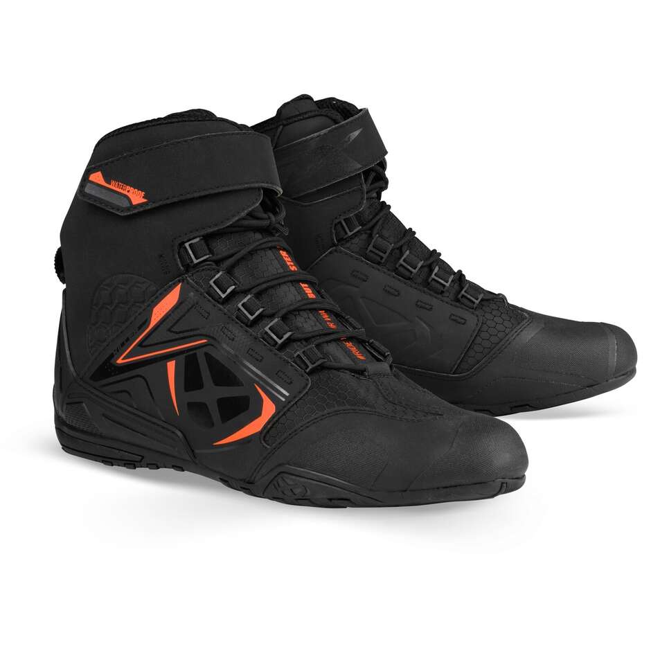 Scarpe Moto Ixon KILLER WP Nero Arancio taglia 40