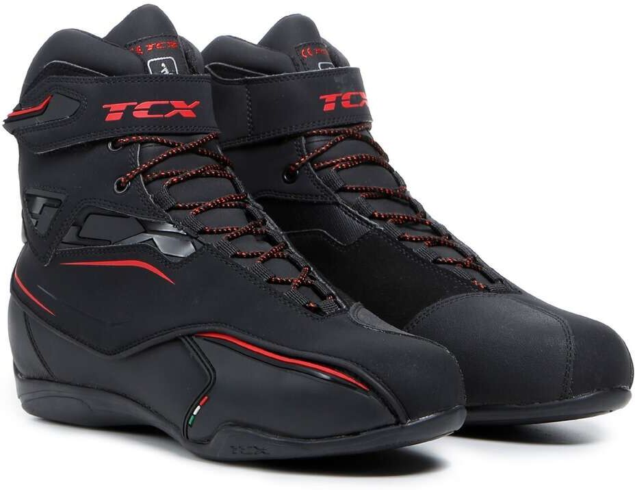 Scarpe Moto Sportive Impermeabili Tcx 9581w ZETA WP Nero Ros taglia 46