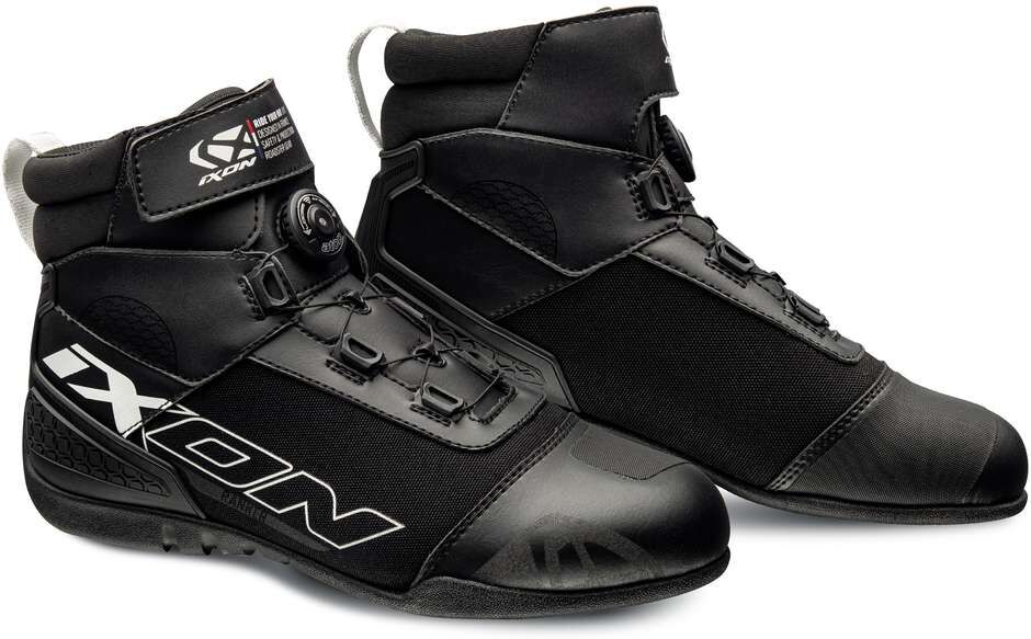 Scarpe Moto Sportive Ixon RANKER Nero Bianco taglia 45