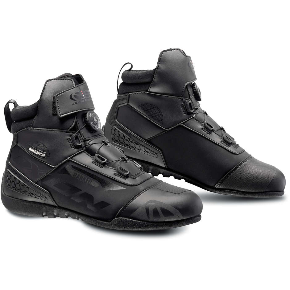 Scarpe Moto Sportive Ixon RANKER WP nero taglia 39