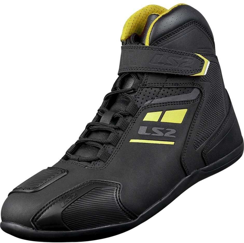 Scarpe Moto Sportive LS2 GARRA LADY Nero H-V Giallo taglia 40