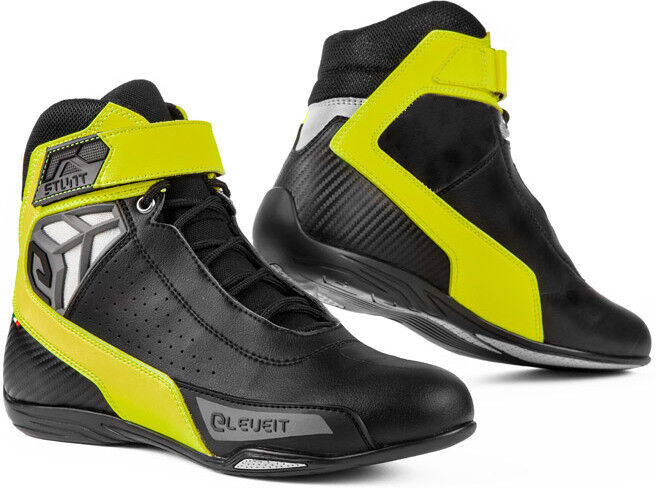 Scarpe Moto Tecniche Eleveit 1045 Stunt AIR Nero Giallo Fluo taglia 41