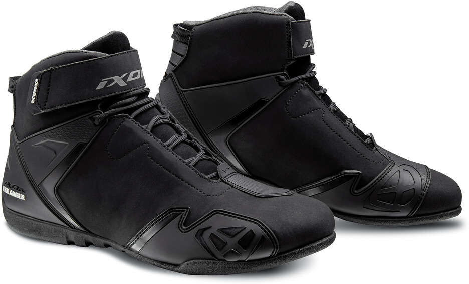 Scarpe Moto Tecniche Sportive Ixon GAMBLER WP Nero taglia 41