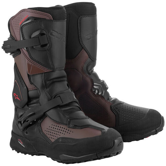 Stivali Moto Adventure Alpinestars XT-8 GORE-TEX Marrone Scu taglia 47