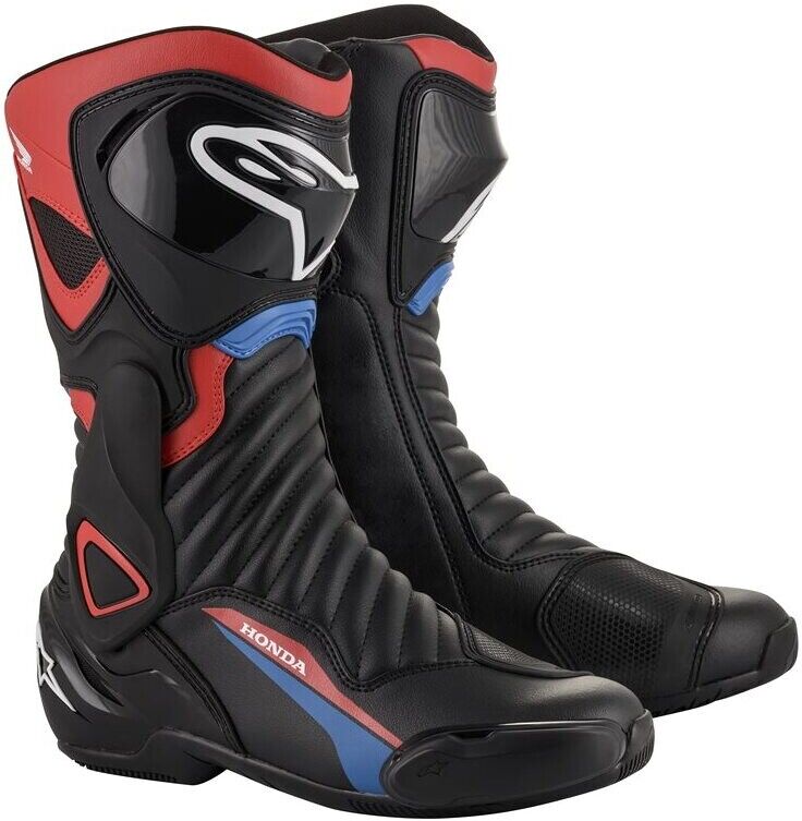 Stivali Moto Alpinestars HONDA SMX-6 V2 Blu Nero Rosso taglia 39